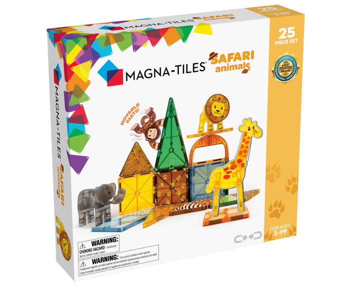 MAGNATILES SAFARI ANIMALS 25 SET