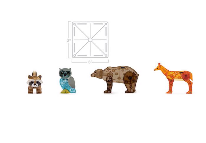 MAGNATILES FOREST ANIMALS 25 SET