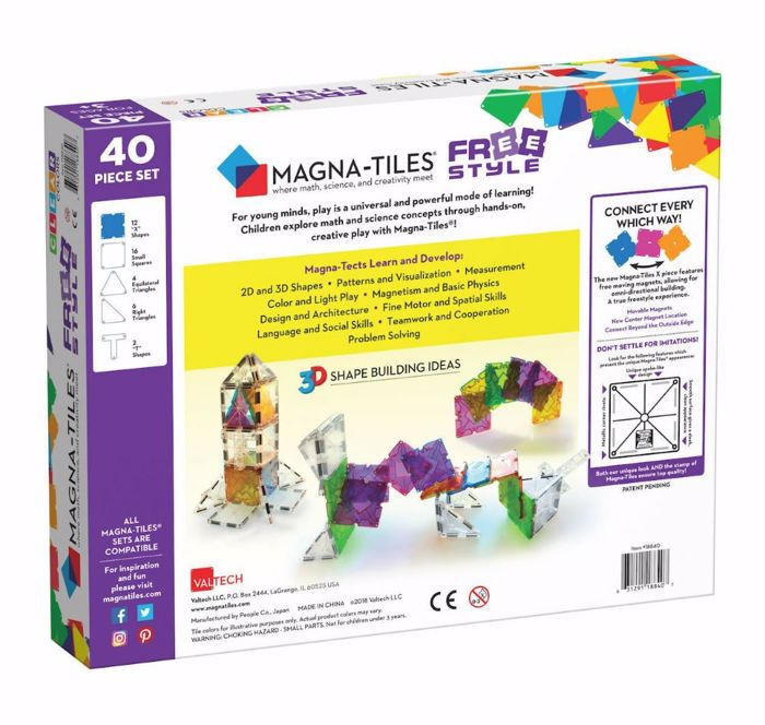 MAGNATILES FREE STYLE 40 SET