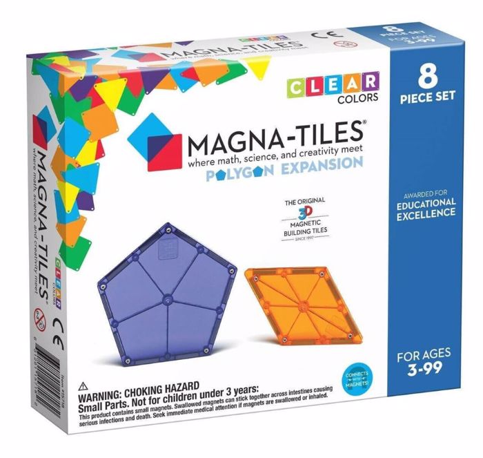 MAGNA TILES POLYGON EXPANSION 8 SET