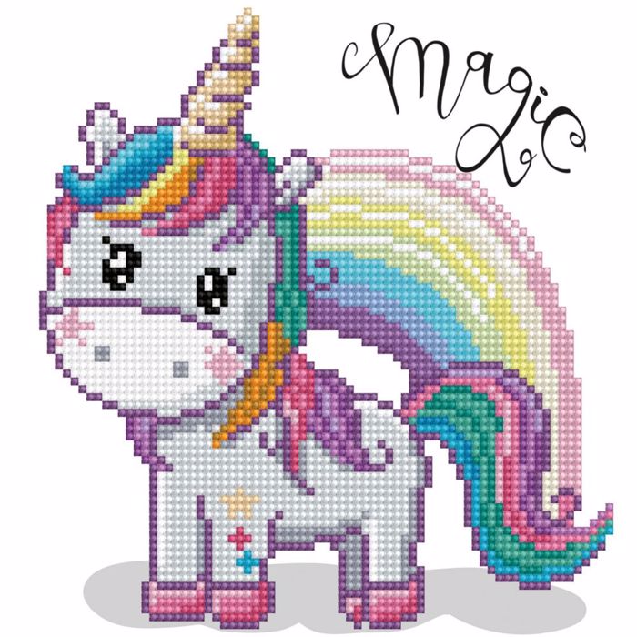 DIAMOND DOTZ UNICORN MAGIC RAINBOW