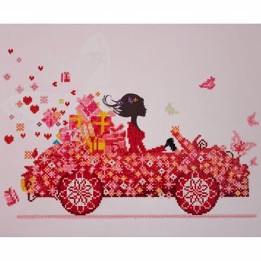 DIAMOND DOTZ COLORFUL CARRIAGE