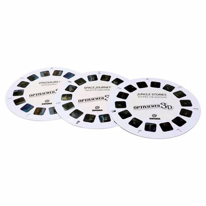 SVOORA OPTIVIEWER 3D DISKOI- 3tmx (DEINOSAuROI-DIASTIMA-ZOuGLA)