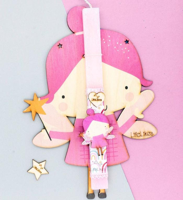 LIFELIKES LAMPADA PLAKE ME XuLINO TAMPLO- ROZ NERAIDA