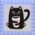 DIAMOND DOTZ KADRAKI COFFEE BEAN KITTEN