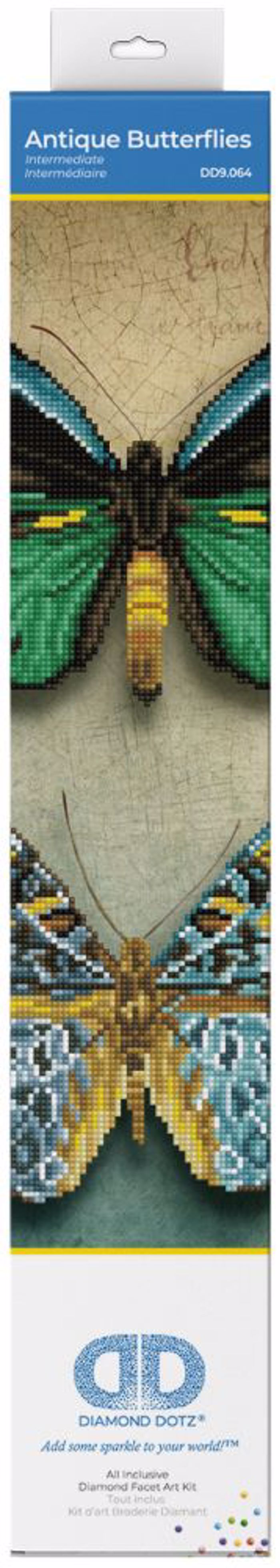 DIAMOND DOTZ  ANTIQUE BUTTERFLIES