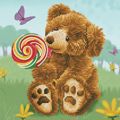 DIAMOND DOTZ HONEY POT BEAR LOLLY POP LICK