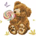 DIAMOND DOTZ HONEY POT BEAR LOLLY POP LICK