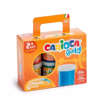 ΔΑΧΤΥΛΟΜΠΟΓΙΕΣ CARIOCA BABY 2+ 6χρ.x 80ml