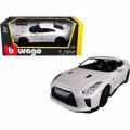 BURAGO 1/24 PLUS NISSAN GT-R WHITE 2017