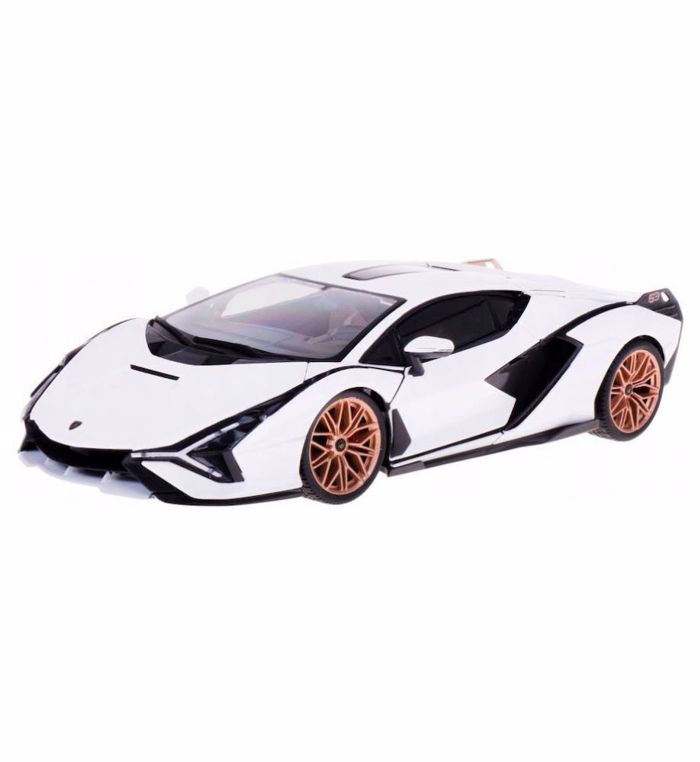 BURAGO 1/18 PLUS LAMBORGHINI SIAN FKP 37 WHITE