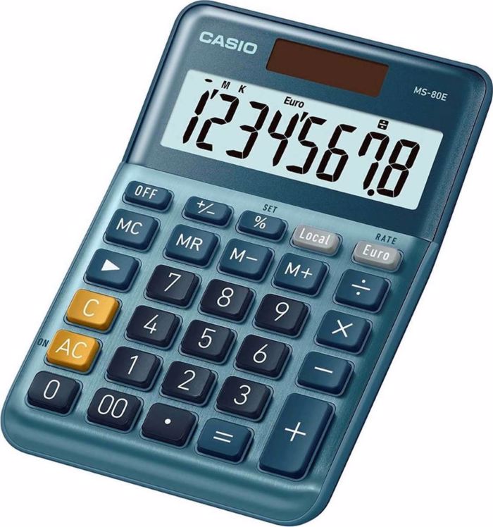 CASIO ARIThMOMIXANI 8ps. MS-80E 14.9*10.1*2.8
