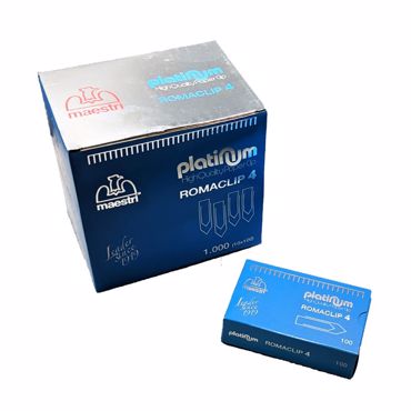 ΣΥΝΔΕΤΗΡΕΣ Νο4 ROMACLIP PLATINUM 100τμχ