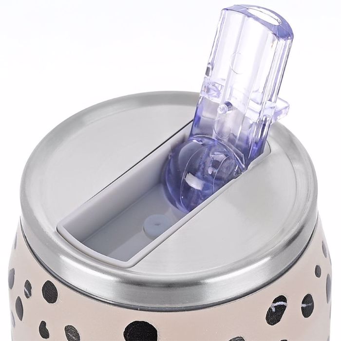 ESTIA ThERMOS TRAVEL CUP SAVE THE AEGEAN 500ml LEOPARD TAUPE