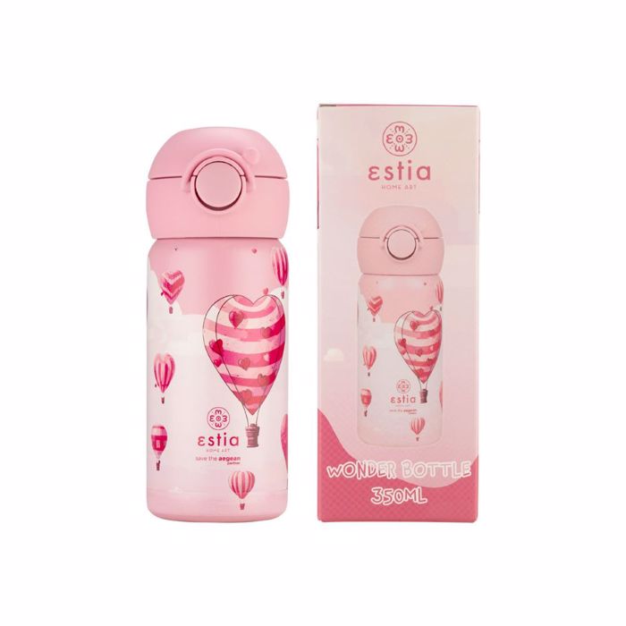 ESTIA ThERMOS PAIDIKO WONDER BOTTLE SAVE THE AEGEAN 350ml LOVE ASCEND