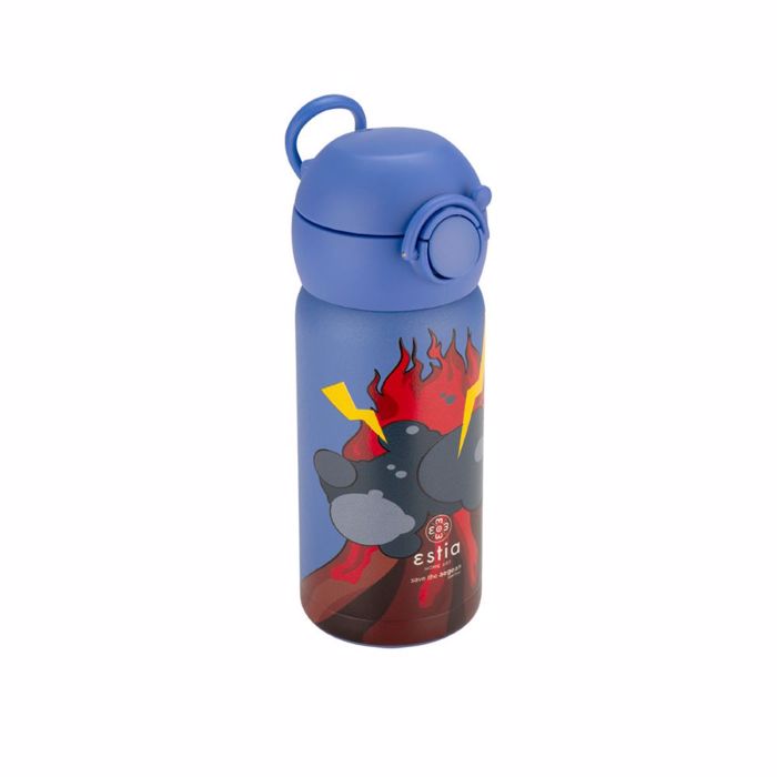 ESTIA ThERMOS PAIDIKO WONDER BOTTLE SAVE THE AEGEAN 350ml LAVA SPLASH