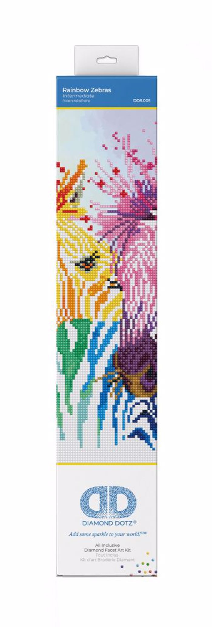 DIAMOND DOTZ RAINBOW ZEBRAS