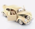 BURAGO 1/18 VOLKSWAGEN KAFER-BEETLE 1955 BEIGE