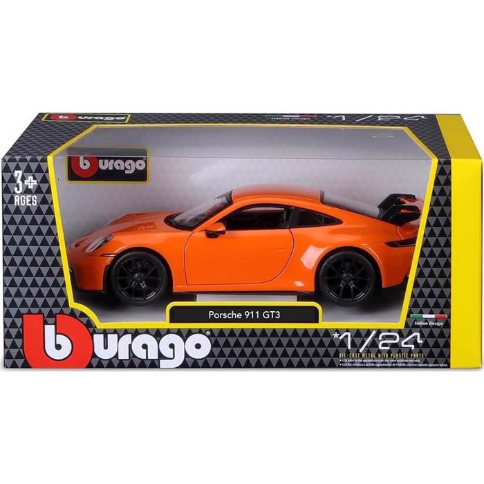 BURAGO 1/24 PORSCHE 911 GT3 ORANGE