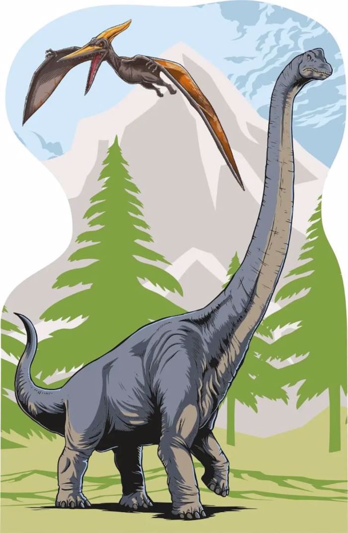 DINO PUZZLE DINOSAUR 4*54TEM
