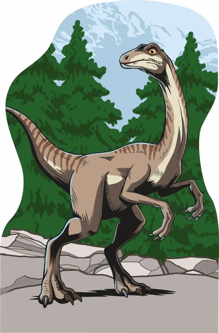 DINO PUZZLE DINOSAUR 4*54TEM