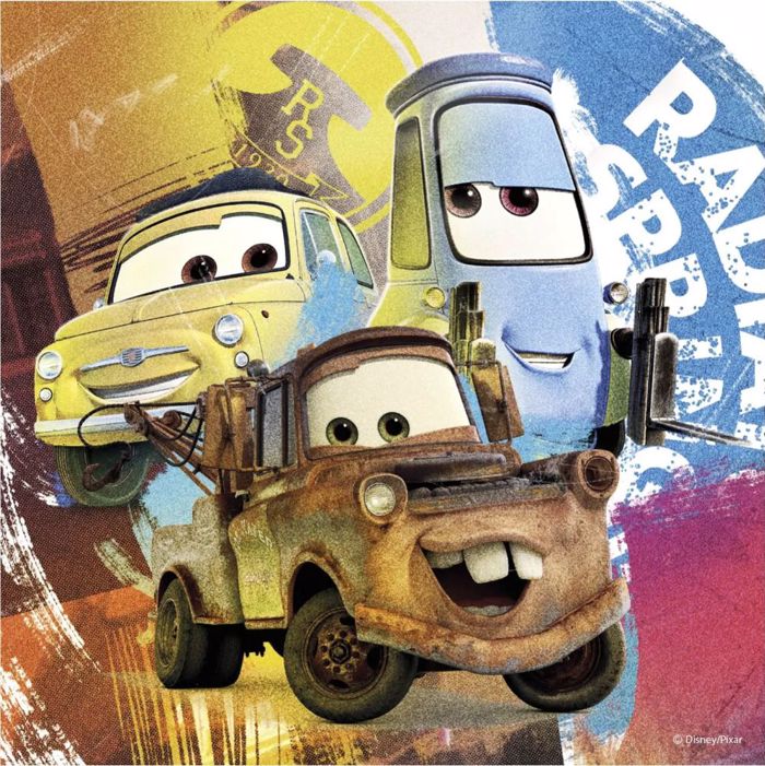 DINO PUZZLE CARS 3*55TEM