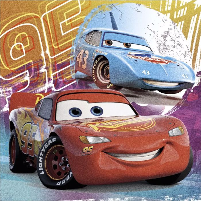 DINO PUZZLE CARS 3*55TEM