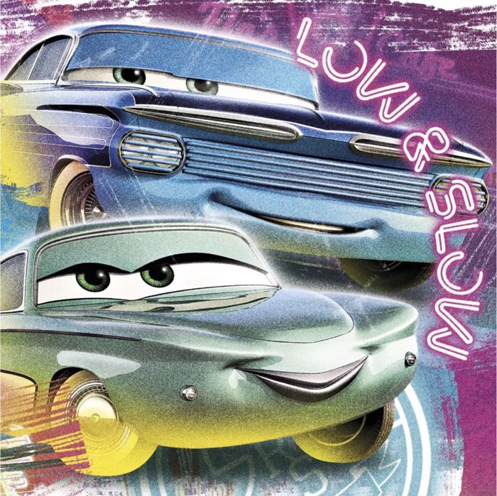 DINO PUZZLE CARS 3*55TEM