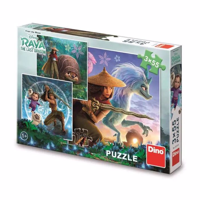 DINO PUZZLE RAYA AND THE LAST DRAGON 3*55TEM