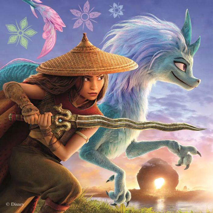 DINO PUZZLE RAYA AND THE LAST DRAGON 3*55TEM