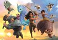 DINO PUZZLE RAYA AND THE LAST DRAGON 100XL