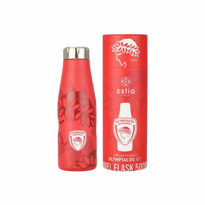 ESTIA ThERMOS TRAVEL FLASK OLYMPIACOS BC EDITION 500ml