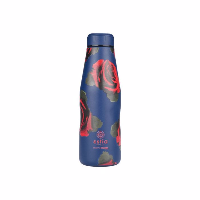 ESTIA ThERMOS TRAVEL FLASK SAVE THE AEGEAN 500ml ELECTRIC ROSES