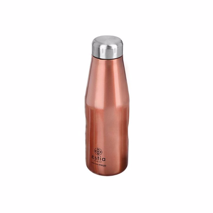 ESTIA ThERMOS TRAVEL FLASK SAVE THE AEGEAN 500ml ROSE GOLD