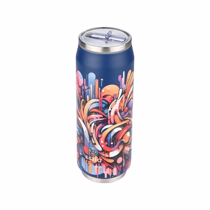 ESTIA ThERMOS TRAVEL CUP SAVE THE AEGEAN 500ml VIBRANT VORTEX