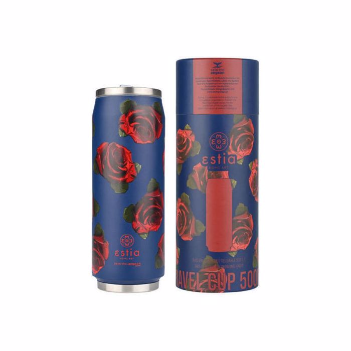 ESTIA ThERMOS TRAVEL CUP STA 500ML ELECTRIC ROSES