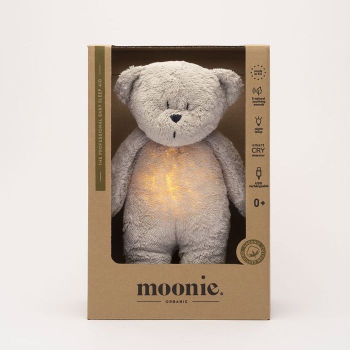 GRAY NATUR-THE ORGANIC HUMMING BEAR WITH LAMP