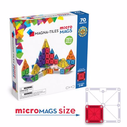 MAGNA-TILES microMAGS DELUXE 70τμχ- ΜΙΚΡΑ ΜΑΓΝΗΤΙΚΑ ΠΛΑΚΙΔΙΑ STEM