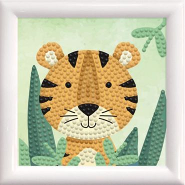 DIAMOND DOTZ ΚΑΔΡΑΚΙ WOODLAND TIGER