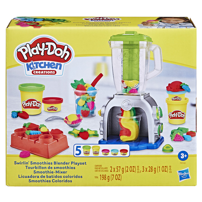 PLAY DOH KATASKEuES ME PLASTELINI- SWIRLING SMOOTHIES