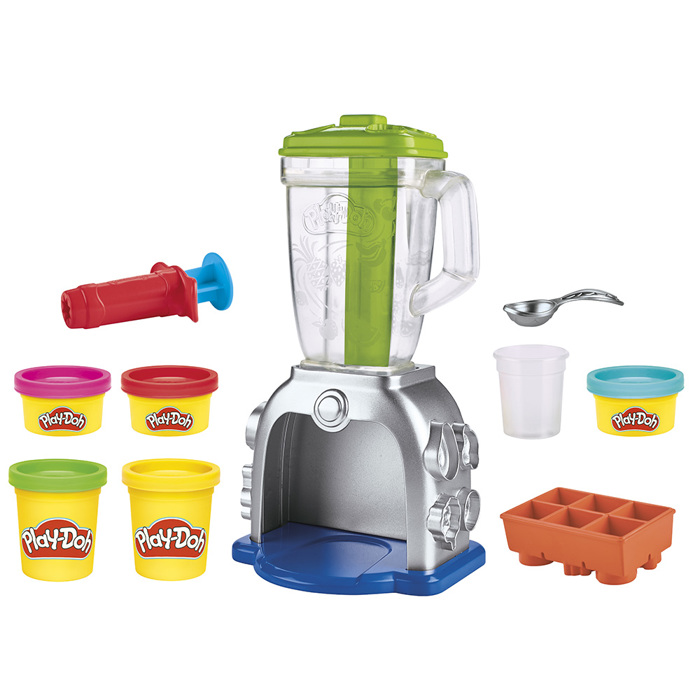 PLAY DOH KATASKEuES ME PLASTELINI- SWIRLING SMOOTHIES