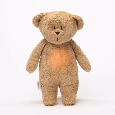 CAPPUCINO NATUR-THE ORGANIC HUMMING BEAR WITH LAMP