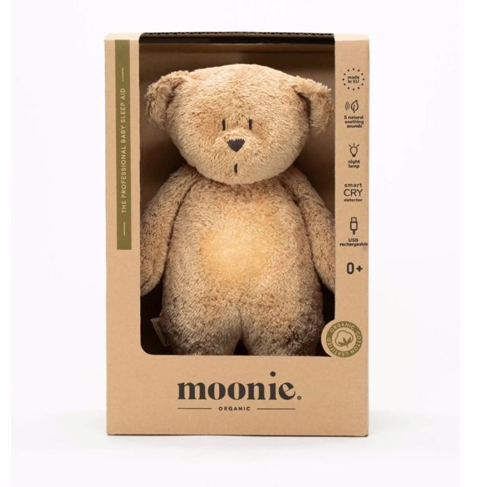 CAPPUCINO NATUR-THE ORGANIC HUMMING BEAR WITH LAMP