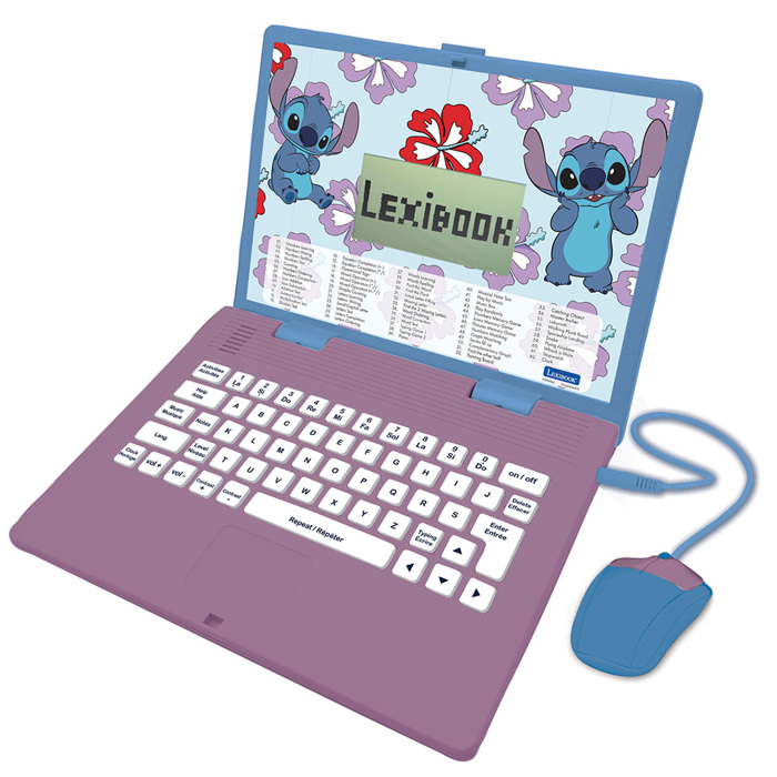 LEXIBOOK ILEKTRONIKO PAIDIKO LAPTOP STITCH