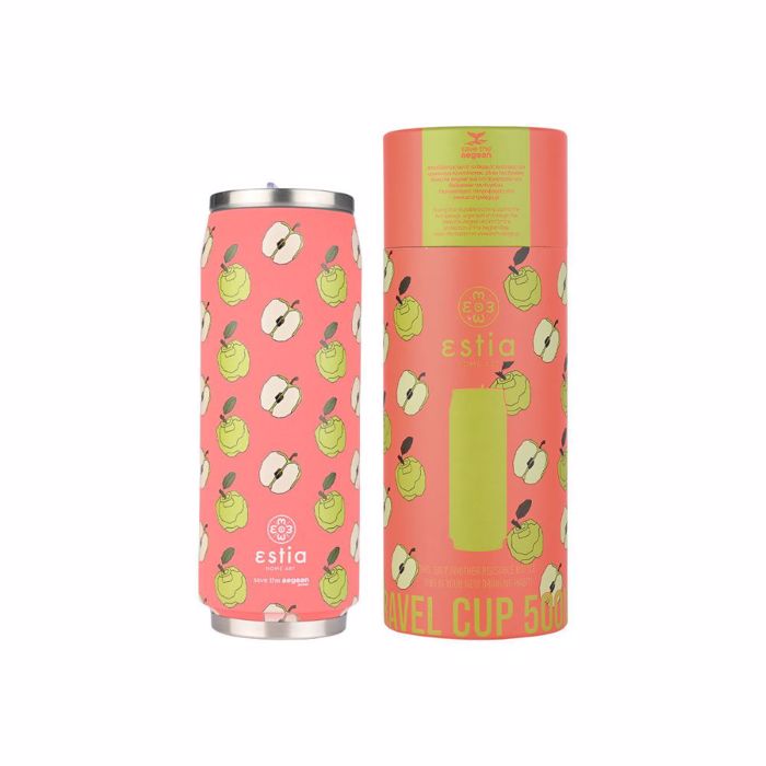 ESTIA ThERMOS TRAVEL CUP SAVE THE AEGEAN 500ml APPLE ODYSSEY