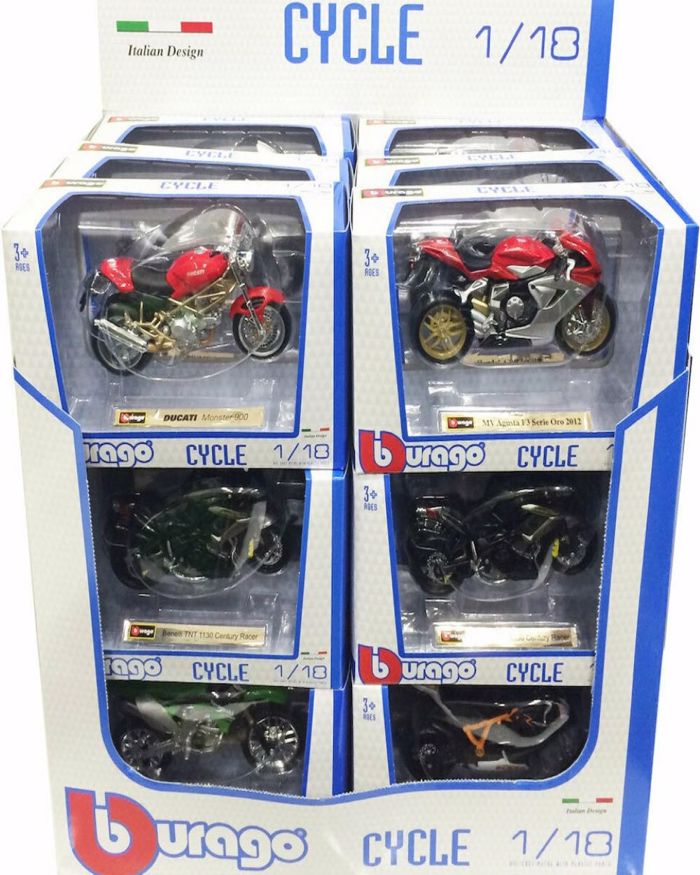 BURAGO 1/18 METALLIKI MIXANI
