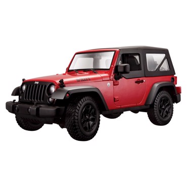 MAISTO 1/18 2014 JEEP WRANGLER RED