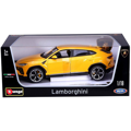 BURAGO 1/18 LAMBORGHINI URUS YELLOW