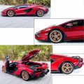 BURAGO 1/24 PLUS LAMBORGHINI SIAN FKP37 RED