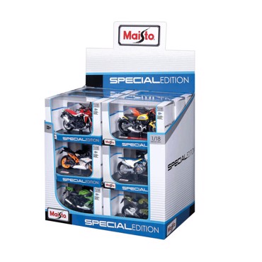 MAISTO 1/18 ΜΕΤΑΛΛΙΚΗ ΜΗΧΑΝΗ 2-WHELELERS